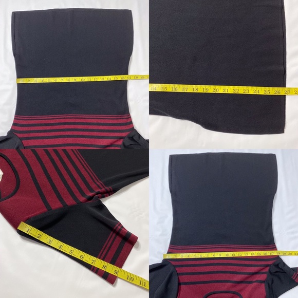 Exclusively Misook Maroon Knit Cardigan Shirt Set - Picture 8 of 8